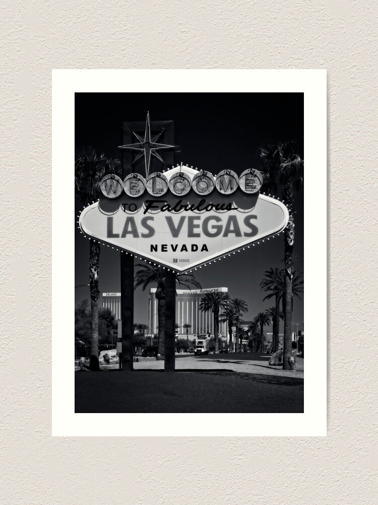 Wall Mural Famous Welcome to Las Vegas sign with vintage texture 