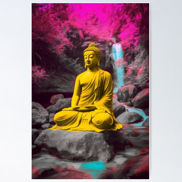 Item preview, Contemplative Buddha designed and sold by bharuarts.