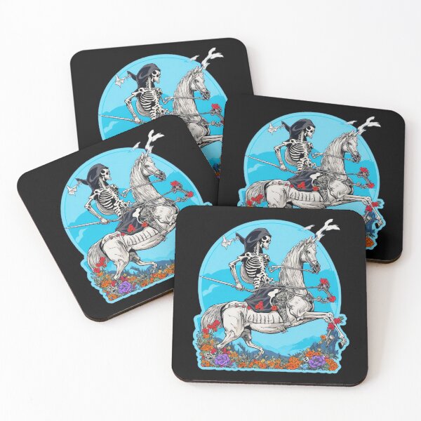 Item preview, Major Arcana Black Death and Flowers Antagonism - Spooky Design designed and sold by Pixel Waite.