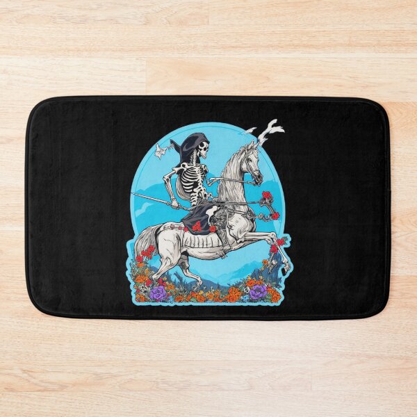 Item preview, Major Arcana Black Death and Flowers Antagonism - Spooky Design designed and sold by Pixel Waite.