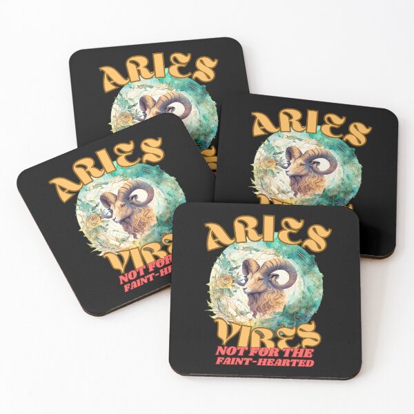 Item preview, Aries Vibes: Not For The Faint-Hearted. aries astrology designed and sold by ZodiacWonders.