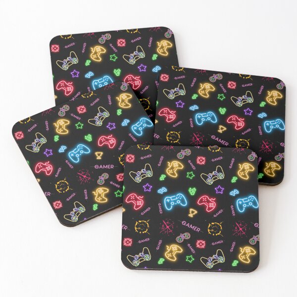 Item preview, Neon Style Gamer pattern designed and sold by DesignDazzles.