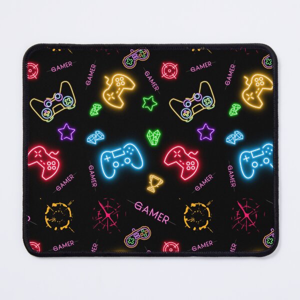Item preview, Neon Style Gamer pattern designed and sold by DesignDazzles.