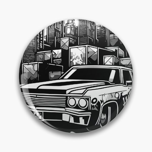 Item preview, Graffiti art of Lincoln Continental car, city. designed and sold by LucianSilas.