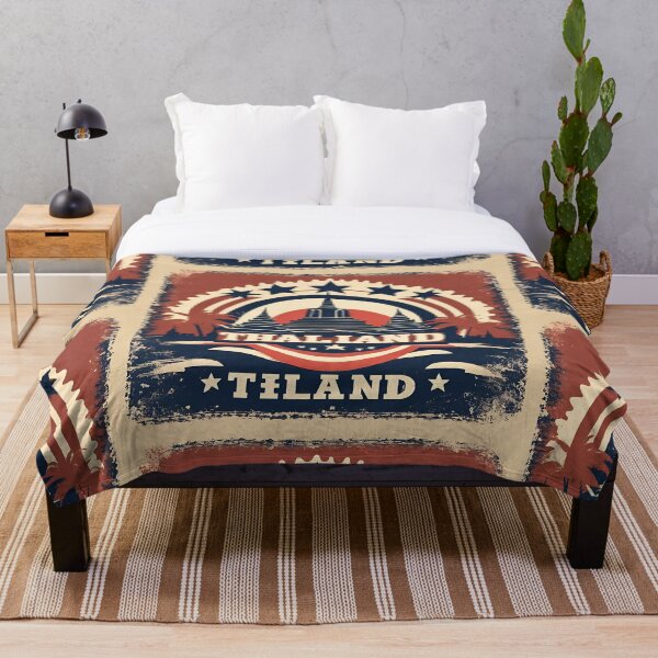 Item preview, Thailand slogan vintage retro vector t-shirt design designed and sold by ponpun57.