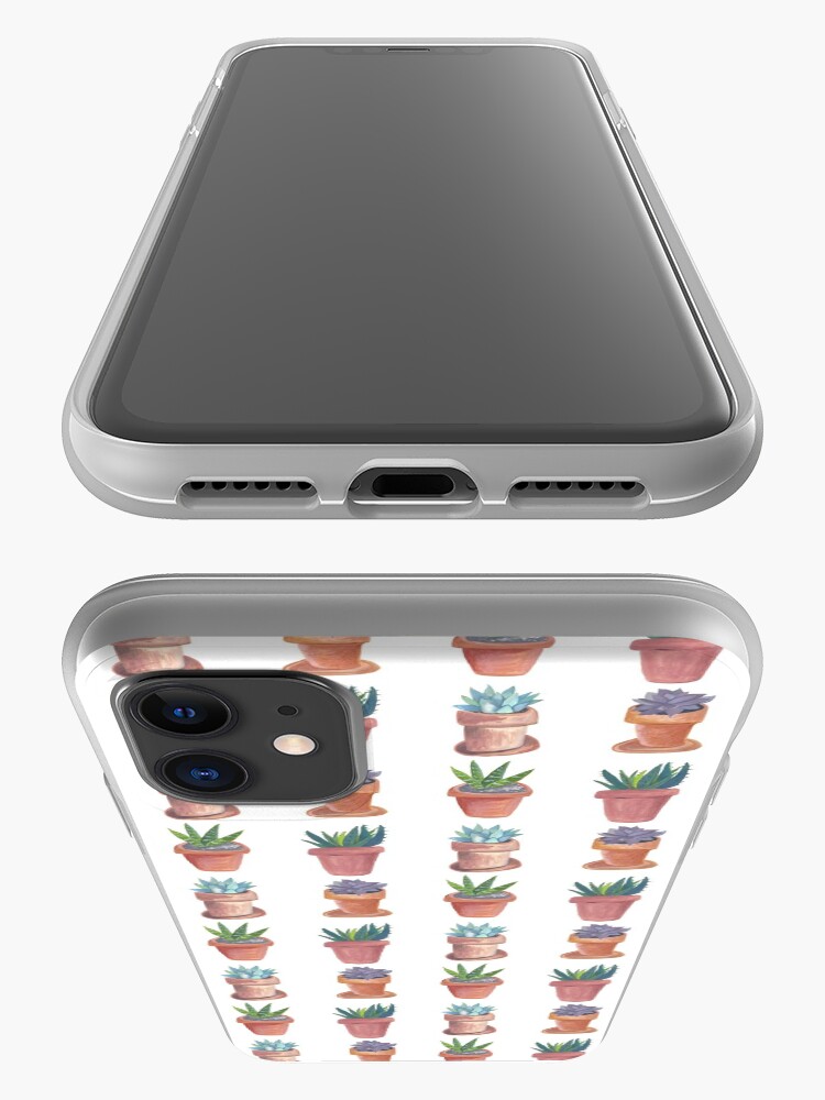 Alternate view of Succulents are awesome! Hand painted succulents in terracotta pots iPhone Case & Cover