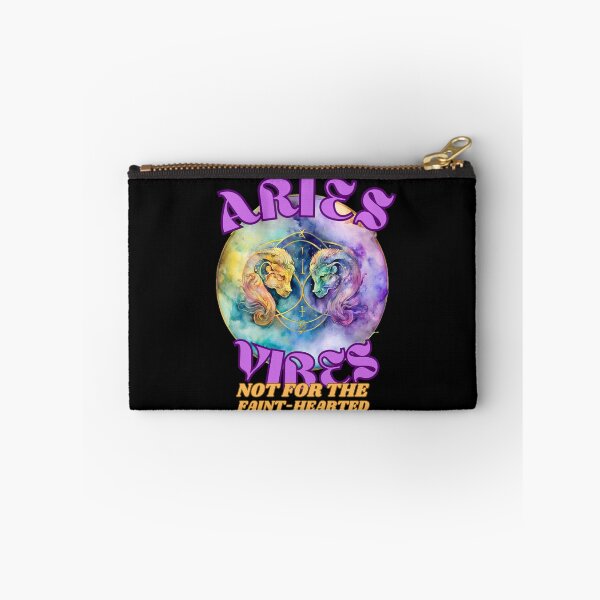 Item preview, Aries Vibes: Not For The Faint-Hearted. aries saying designed and sold by ZodiacWonders.