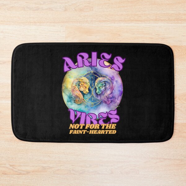 Item preview, Aries Vibes: Not For The Faint-Hearted. aries saying designed and sold by ZodiacWonders.