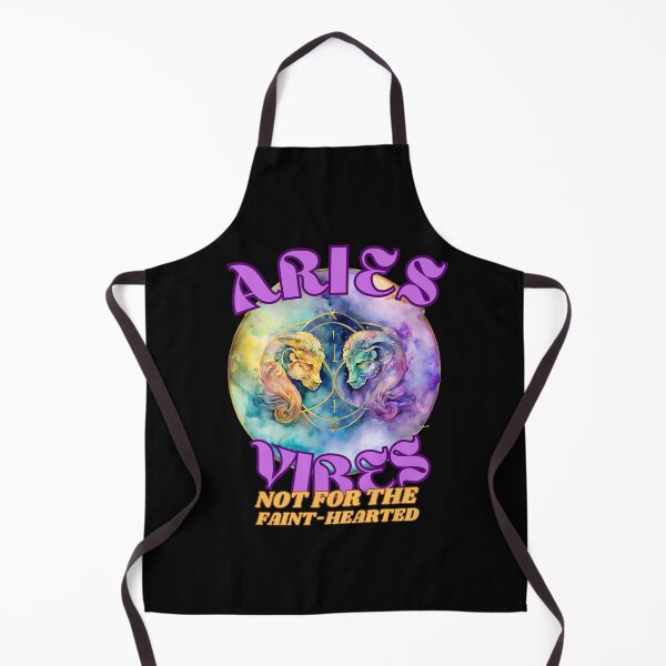 Item preview, Aries Vibes: Not For The Faint-Hearted. aries saying designed and sold by ZodiacWonders.