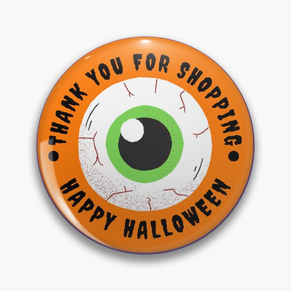 Item preview, Halloween Thank You for Shopping Sticker designed and sold by crazymessygirl.