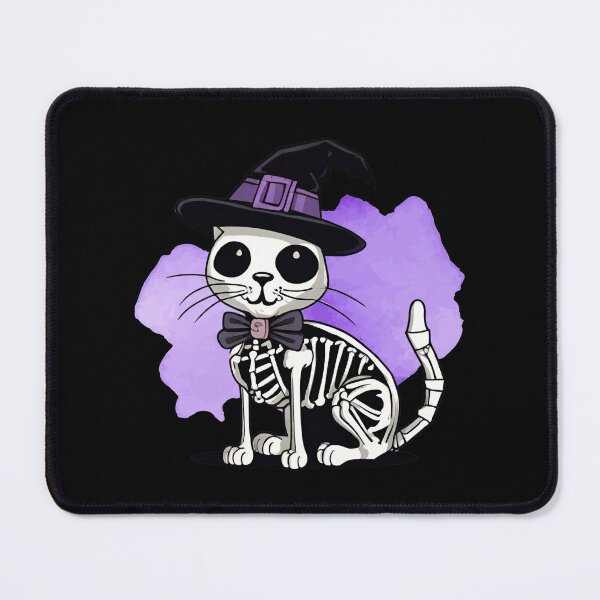Item preview, spooky sweet Halloween skeleton cat designed and sold by in-leggings.