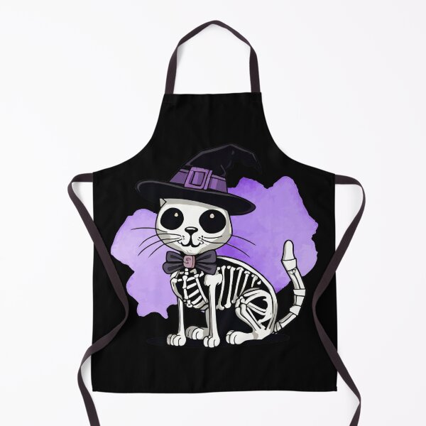 Item preview, spooky sweet Halloween skeleton cat designed and sold by in-leggings.