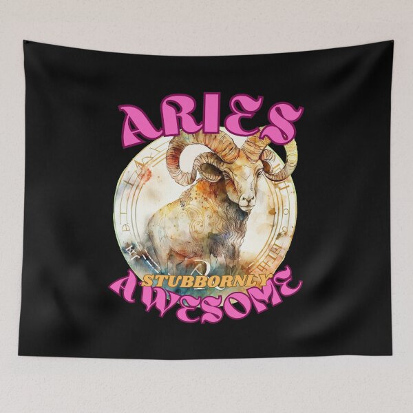 Item preview, Aries: Stubbornly Awesome. aries lover designed and sold by ZodiacWonders.