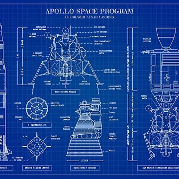 Artwork thumbnail, Apollo Program (Blueprint) by BGALAXY