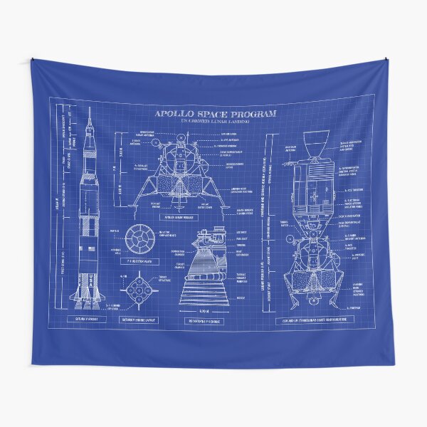 Item preview, Apollo Program (Blueprint) designed and sold by BGALAXY.