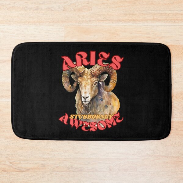 Item preview, Aries: Stubbornly Awesome. aries astrological sign designed and sold by ZodiacWonders.