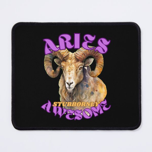 Item preview, Aries: Stubbornly Awesome. aries saying designed and sold by ZodiacWonders.