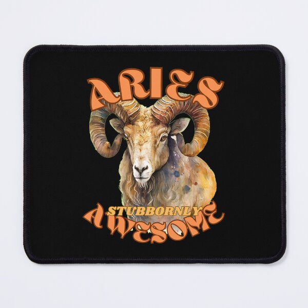 Item preview, Aries: Stubbornly Awesome. aries funny designed and sold by ZodiacWonders.