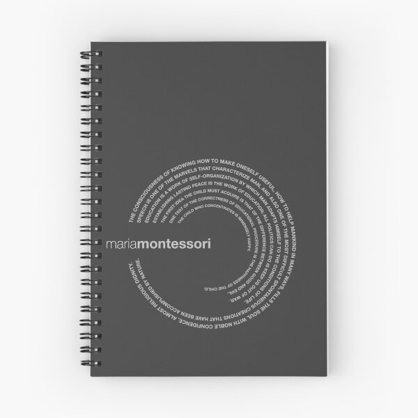 Item preview, Maria Montessori famous quotes poster [silver] designed and sold by CMYKStudio.