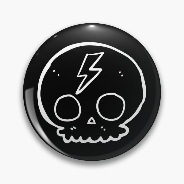 Item preview, Lightning Skull designed and sold by nikkigheART.