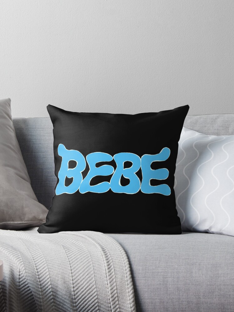 Bebe silver 2025 throw pillows