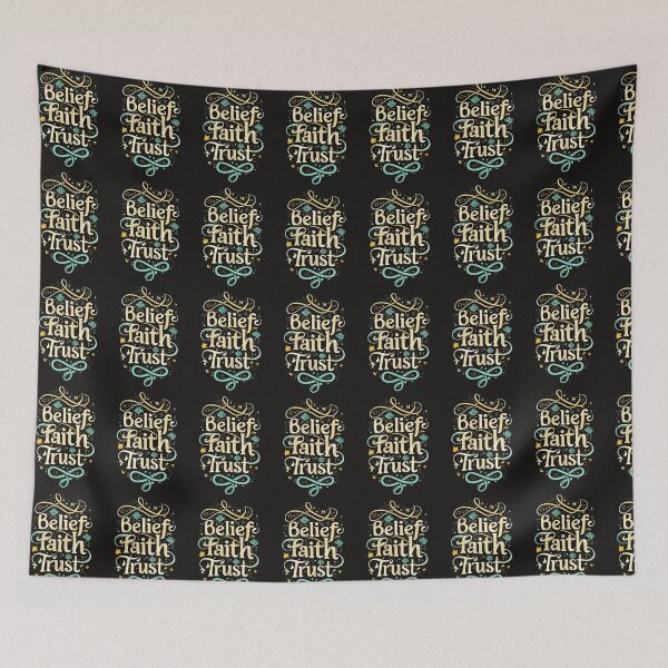 Item preview, belief faith trust designed and sold by AsCreationss.