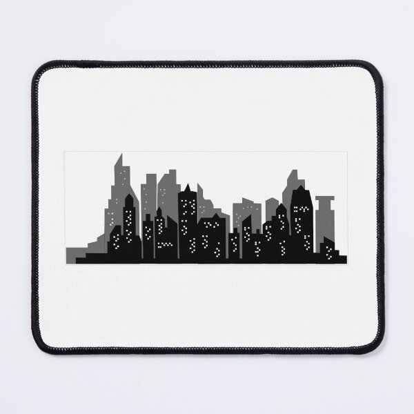 Item preview, urban panorama cityscape skyline building silhouettes horizontal vector illustration-2 designed and sold by calligraphysto.