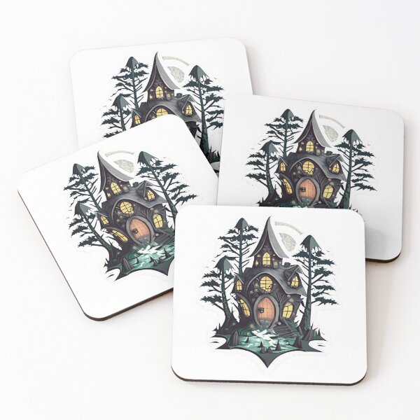 Item preview, Cozy fairytale house in the forest designed and sold by NazarliNigar.