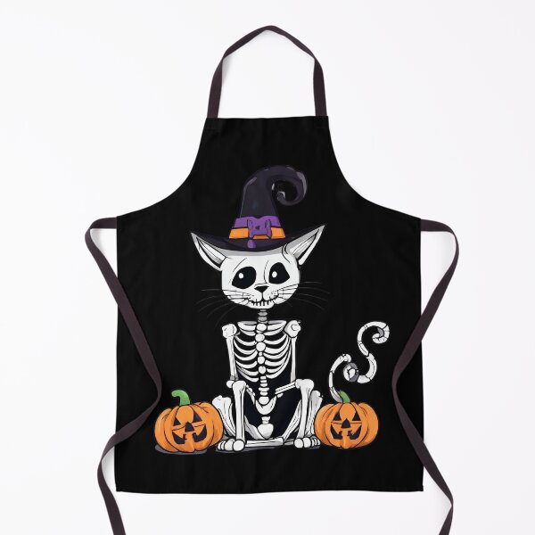 Item preview, sweet Halloween skeleton cat designed and sold by in-leggings.