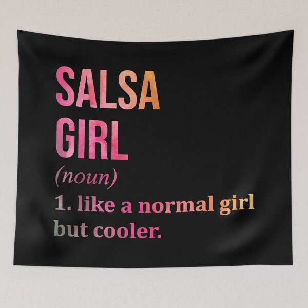 Item preview, Salsa Girl Definition Salsa in Watercolor designed and sold by XCIV.