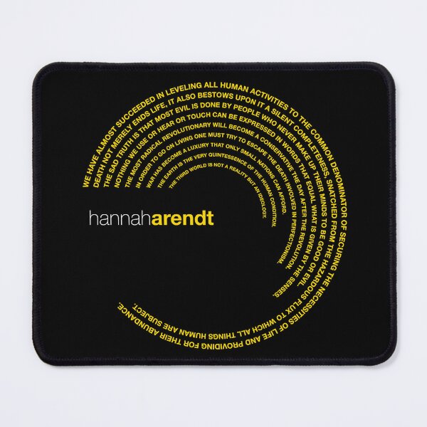 Item preview, Hannah Arendt famous quotes poster [gold] designed and sold by CMYKStudio.