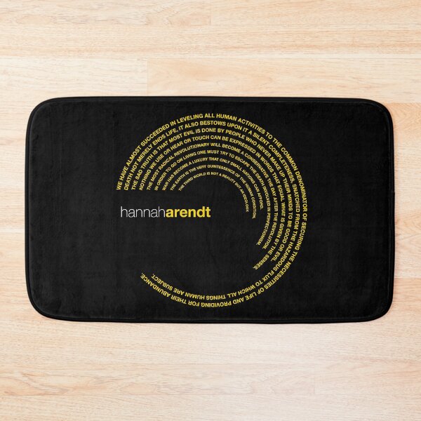 Item preview, Hannah Arendt famous quotes poster [gold] designed and sold by CMYKStudio.