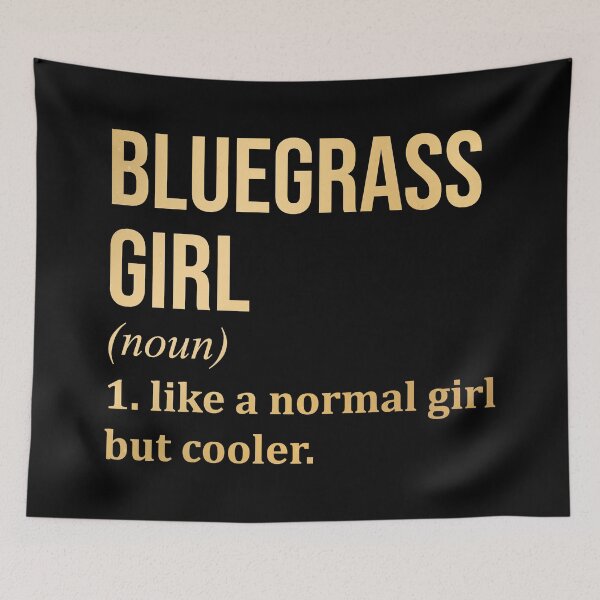 Item preview, Bluegrass Girl Definition Bluegrass in Gold designed and sold by XCIV.