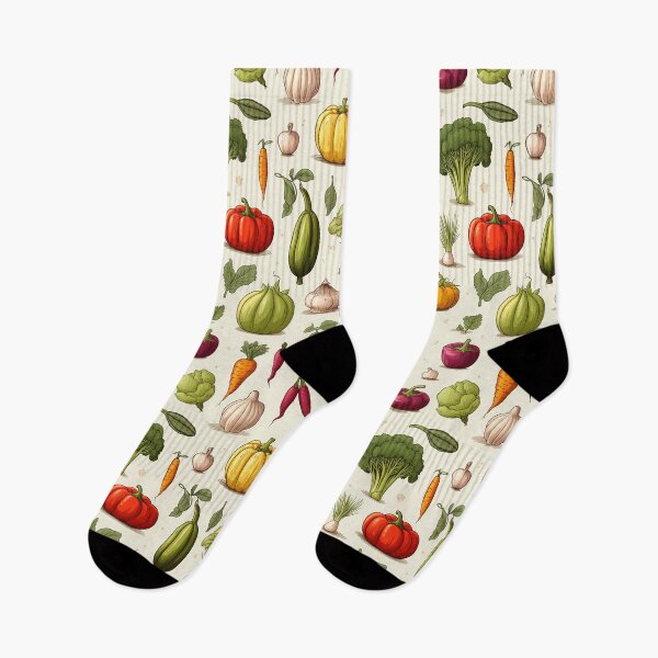 Item preview, Leafy Greens and Garden Dreams Vegetable Kitchen Pattern designed and sold by NikkofTime.