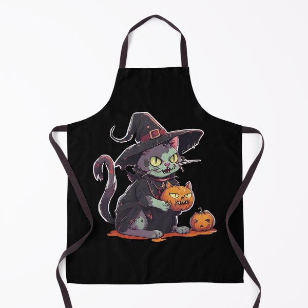 Item preview, spooky Halloween zombie cat designed and sold by in-leggings.