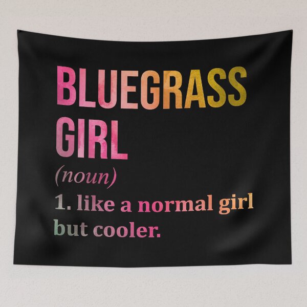 Item preview, Bluegrass Girl Definition Bluegrass in Watercolor designed and sold by XCIV.