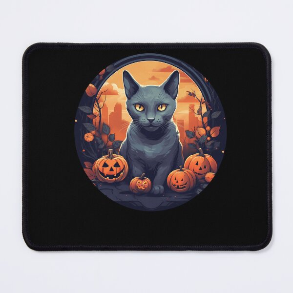 Item preview, Russian Blue Cat Halloween, Love Cats designed and sold by Logiamerch.