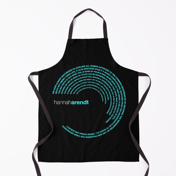 Item preview, Hannah Arendt famous quotes poster [aqua] designed and sold by CMYKStudio.
