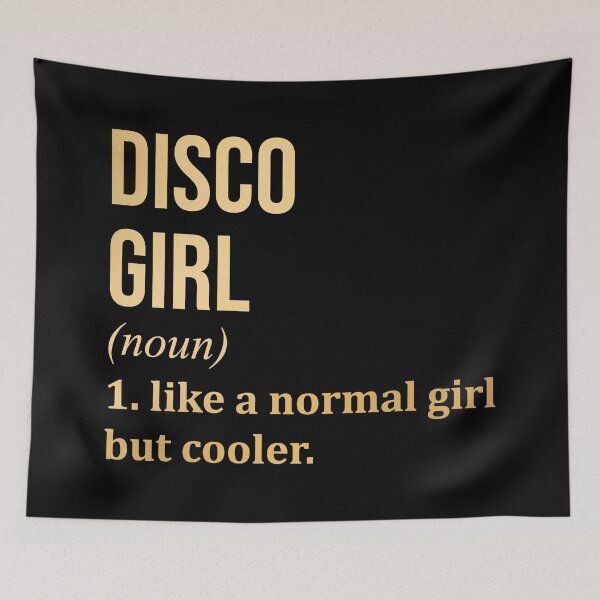 Item preview, Disco Girl Definition Disco in Gold designed and sold by XCIV.