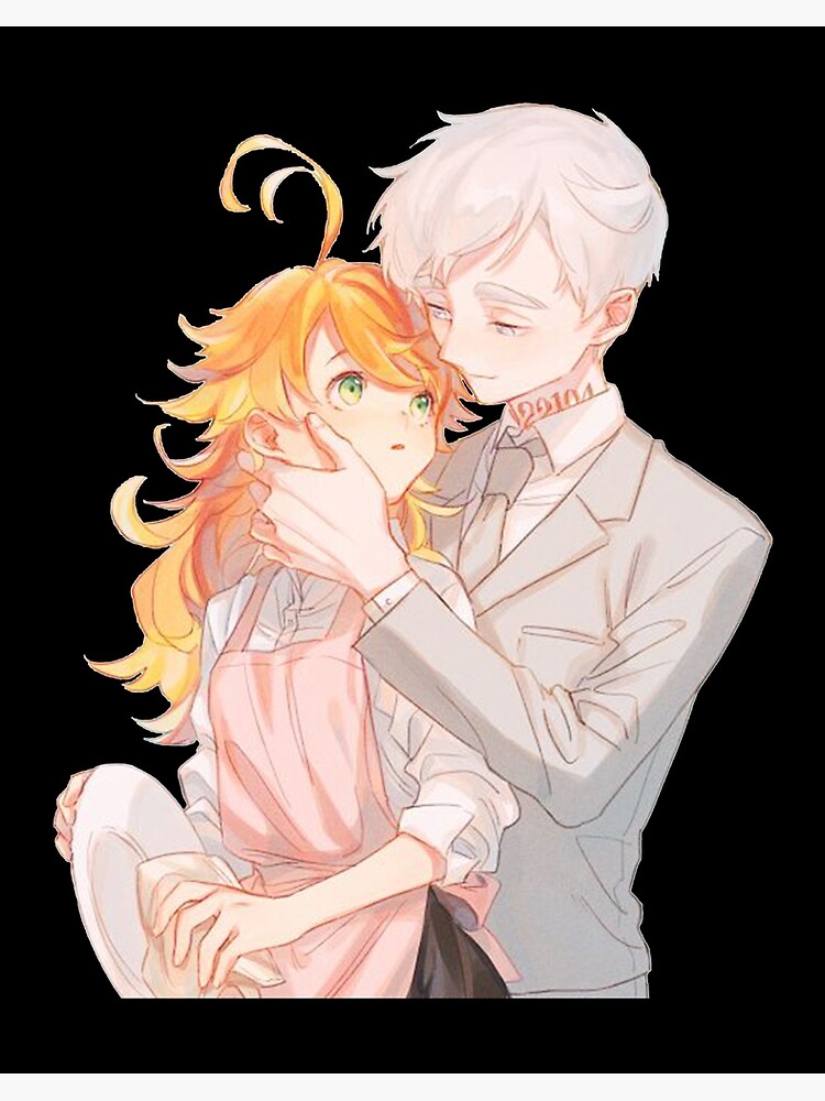 The Promised Neverland Emma Ray & Norman Characters | Art Board Print