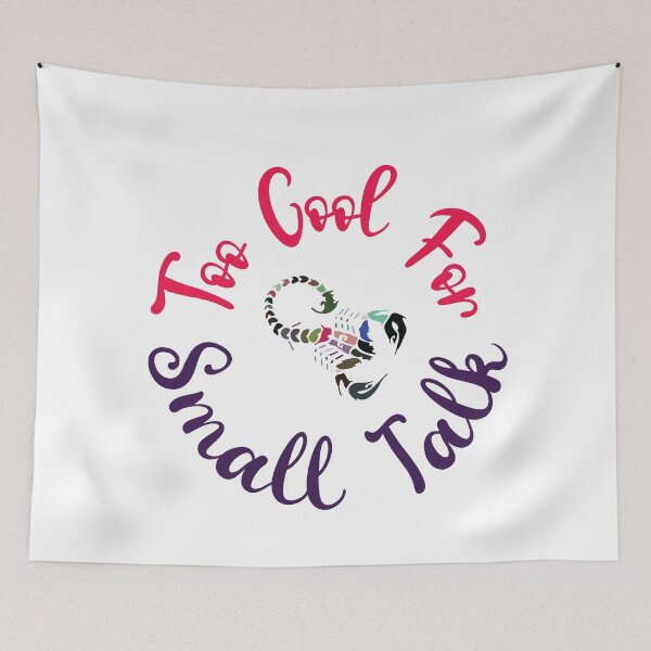 Item preview, SCORPIO: TOO COOL FOR SMALL TALK designed and sold by BenO63.