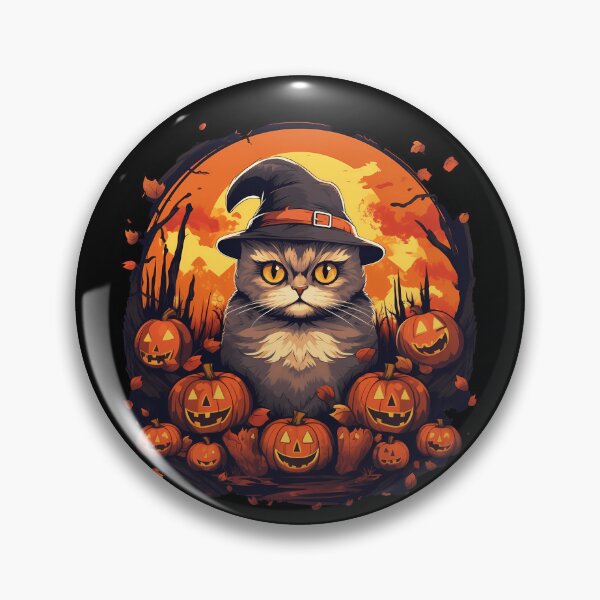 Artikelvorschau, Scottish Fold Cat Halloween, Liebeskatzen entworfen und verkauft von Logiamerch.