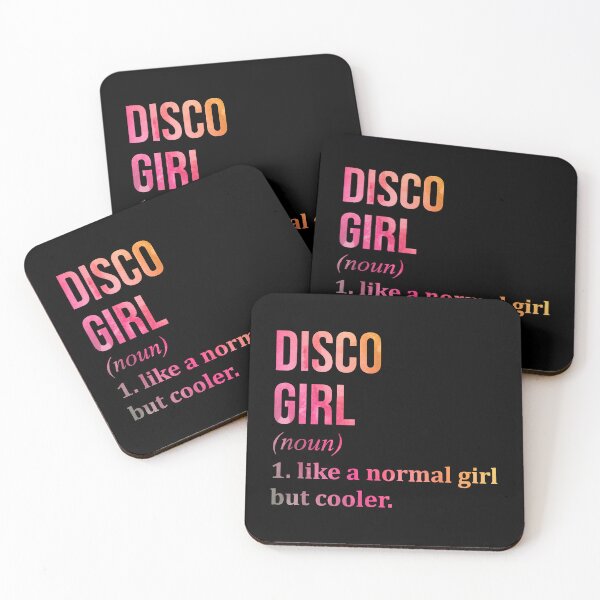 Aperçu de l'œuvre Disco Girl Définition Disco à l’aquarelle créée et vendue par XCIV.