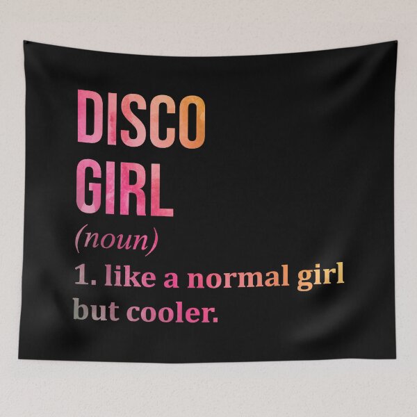 Item preview, Disco Girl Definition Disco in Watercolor designed and sold by XCIV.