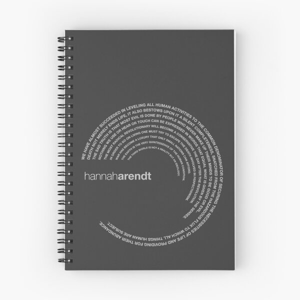 Item preview, Hannah Arendt famous quotes poster [silver] designed and sold by CMYKStudio.