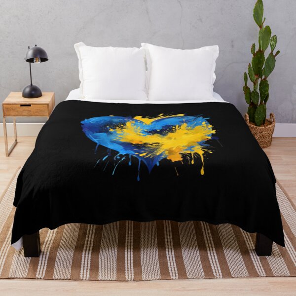 Item preview, Ukrainian Flag Heart Blue And Yellow Pride designed and sold by Ujourney.