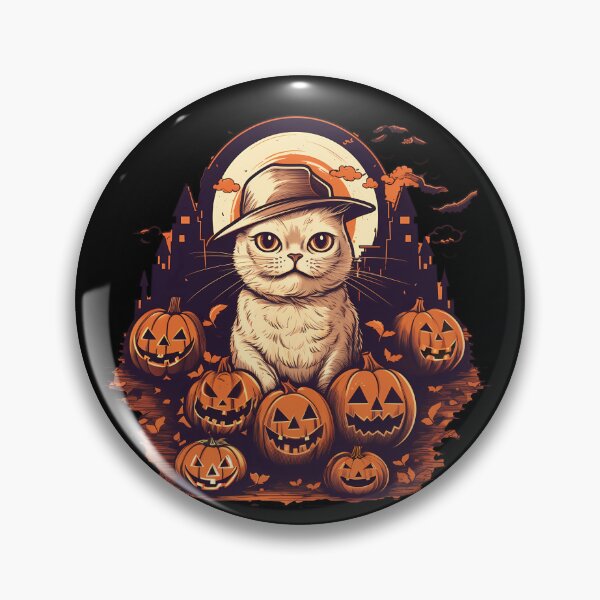 Artikelvorschau, Scottish Fold Cat Halloween, Liebeskatzen entworfen und verkauft von Logiamerch.