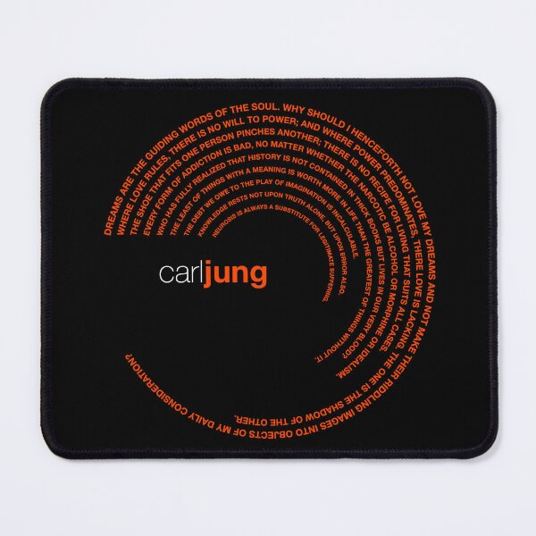 Item preview, Carl Jung famous quotes poster [orangered] designed and sold by CMYKStudio.
