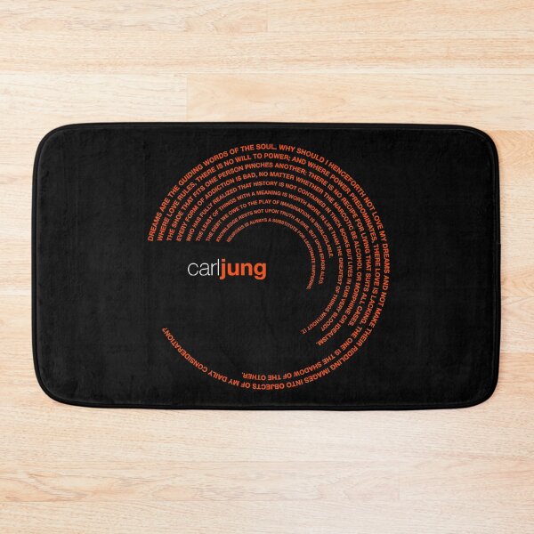 Item preview, Carl Jung famous quotes poster [orangered] designed and sold by CMYKStudio.