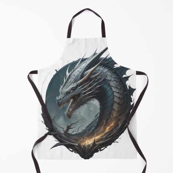 Item preview, Vintage Powerful blue dragon emblem designed and sold by risingphoenix6.